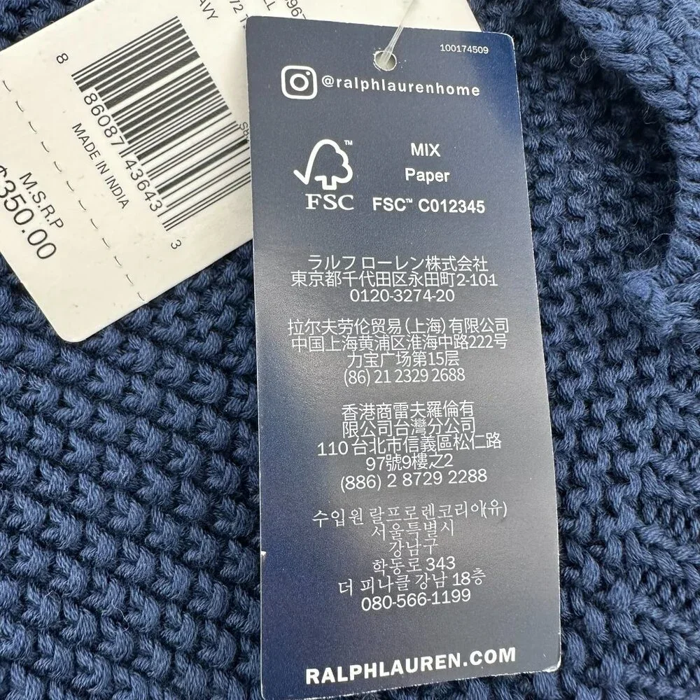Ralph Lauren Pursell Cotton Knit Textured‎ Pattern 54